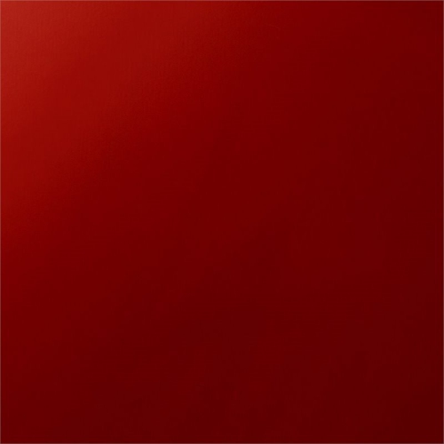 Pemberly Row Retro Metal Table in Coral Red