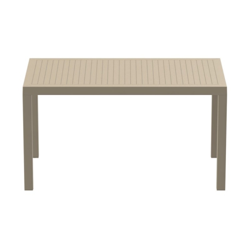 Compamia Ares 55" Resin Patio Dining Table in Taupe