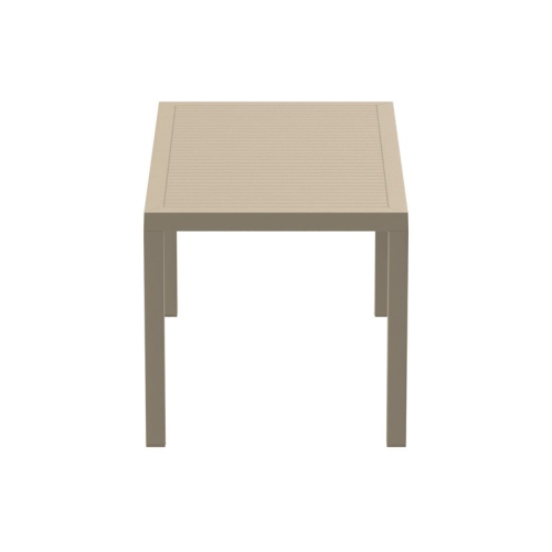 Compamia Ares 55" Resin Patio Dining Table in Taupe