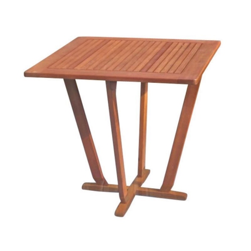 Pemberly Row 28" Square Pyramid Patio Table