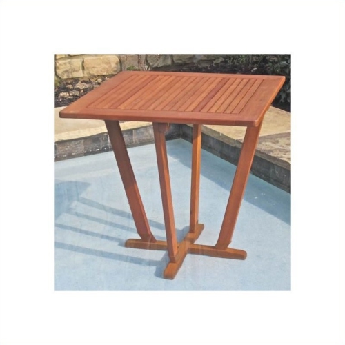 Pemberly Row 28" Square Pyramid Patio Table