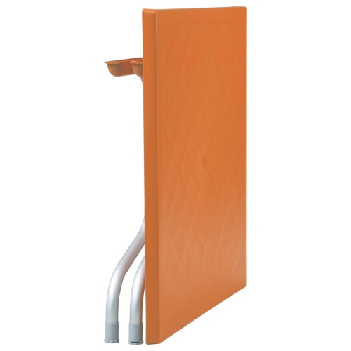 Compamia Forza 31" Square Folding Patio Dining Table in Orange