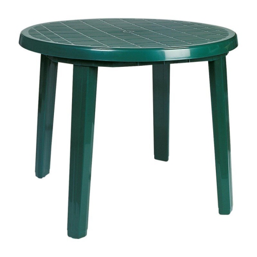 COMPAMIA  Ronda 35.5" Round Resin Patio Dining Table In In Green