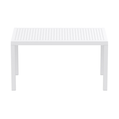 Compamia Ares 55" Resin Patio Dining Table in White
