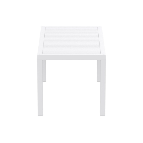 Compamia Ares 55" Resin Patio Dining Table in White