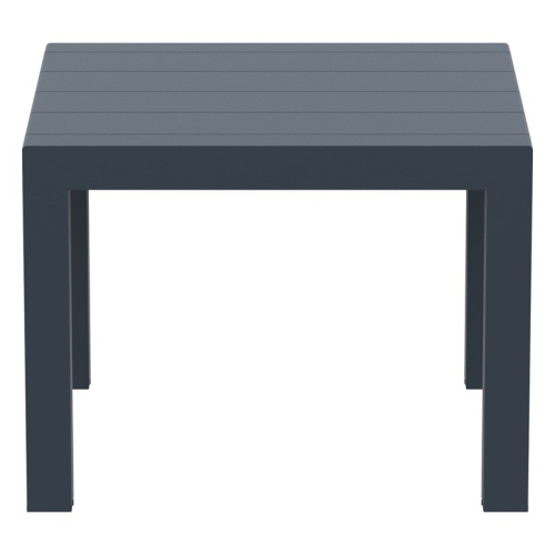 Compamia Vegas 55" Extendable Patio Dining Table in Charcoal Gray