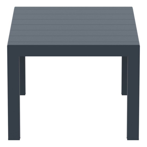 Compamia Vegas 55" Extendable Patio Dining Table in Charcoal Gray