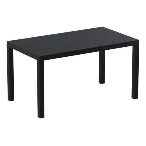 COMPAMIA  Ares 55" Resin Patio Dining Table In Black