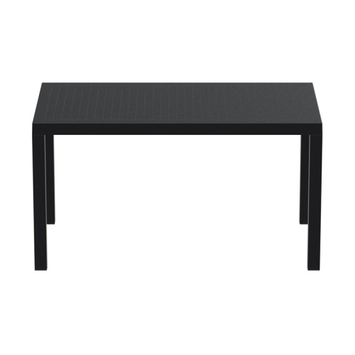Compamia Ares 55" Resin Patio Dining Table in Black
