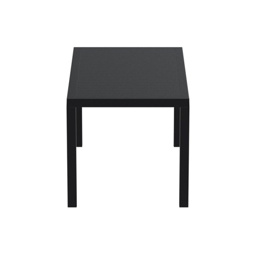 Compamia Ares 55" Resin Patio Dining Table in Black