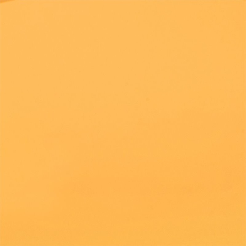 Pemberly Row Retro Metal Patio End Table in Tangerine