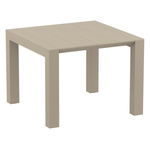 COMPAMIA  Vegas 55" Extendable Patio Dining Table In Taupe