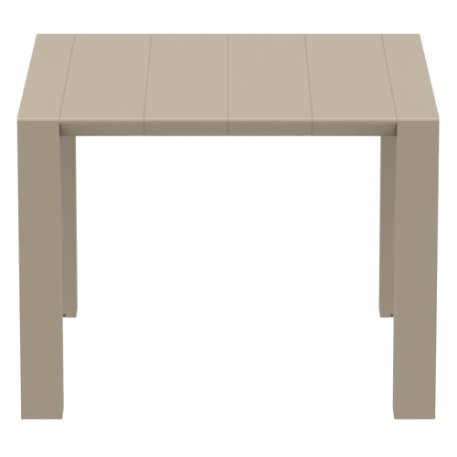 Compamia Vegas 55" Extendable Patio Dining Table in Taupe