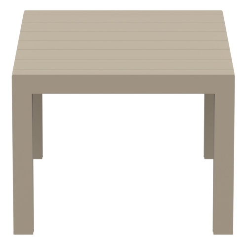 Compamia Vegas 55" Extendable Patio Dining Table in Taupe