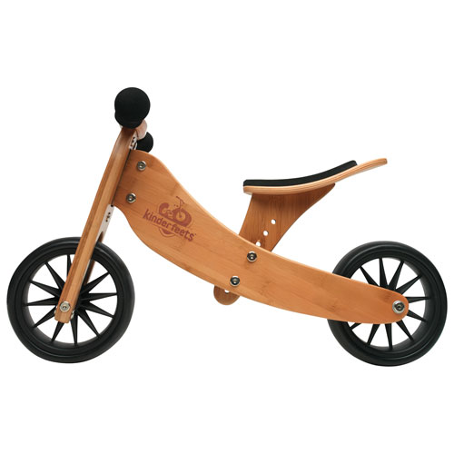 Kinderfeets Tiny Tot 2-in-1 Kids Balance Trike/Bike - Bamboo