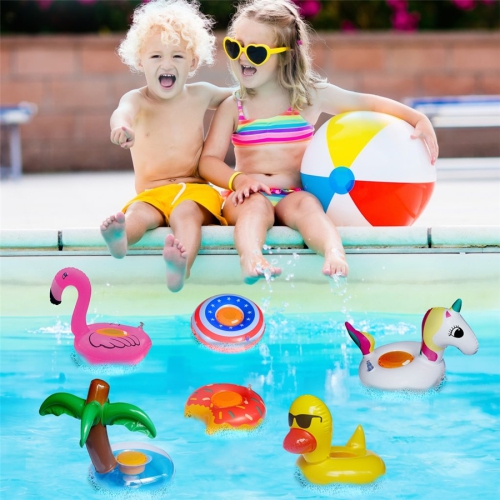 ANX Audio - Wireless Bluetooth Speaker, Floating for Pool or Bathtub, Air Pump Included, Flamingo