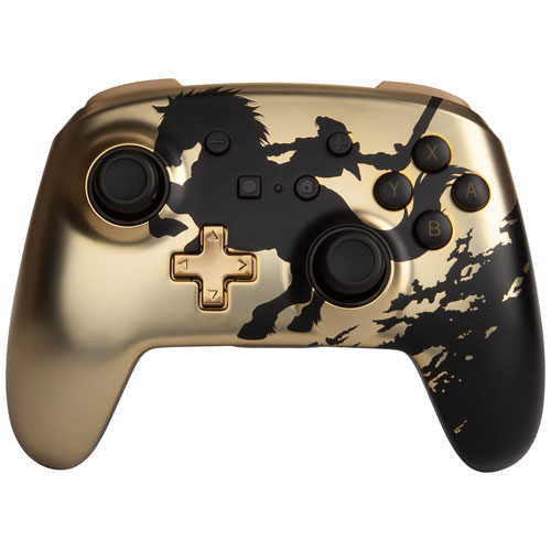 Powera Enhanced Legend Of Zelda Wireless Controller For Switch Gold Black Only At Best Buy Best Buy Canada