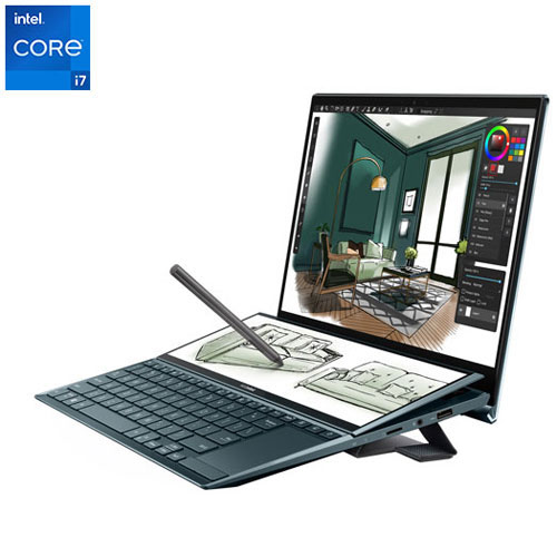 ASUS ZenBook Duo 14" Touchscreen Laptop - Blue - Eng