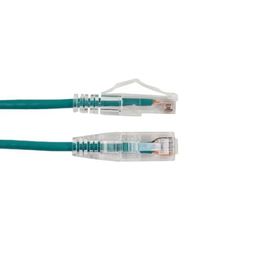 VERTICAL CABLE  Cat6A Slim Snagless Patch Cable - 0.15-Meter (0.5-Ft) - In Green