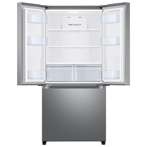 Samsung 33" 17.5 Cu. Ft. Counter-Depth French Door Refrigerator with Ice Dispenser - SS