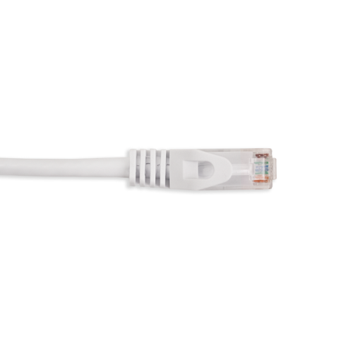 Vertical Cable CAT5E Patch Cable with Boot and Protector - 0.15-meter - White
