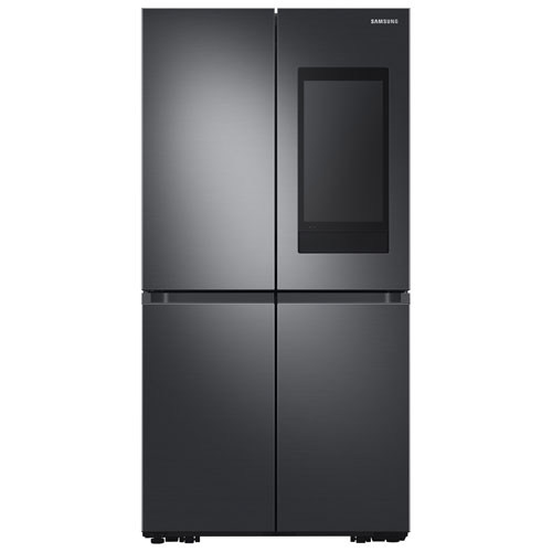 Réfrigérateur à deux portes 22,8 pi³ 36 po Family Hub de Samsung - Inox noir