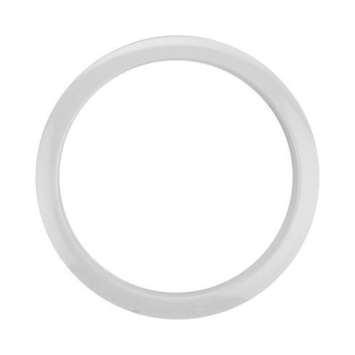 Bass Drum O's Hole Reinforcement Template - 5", White