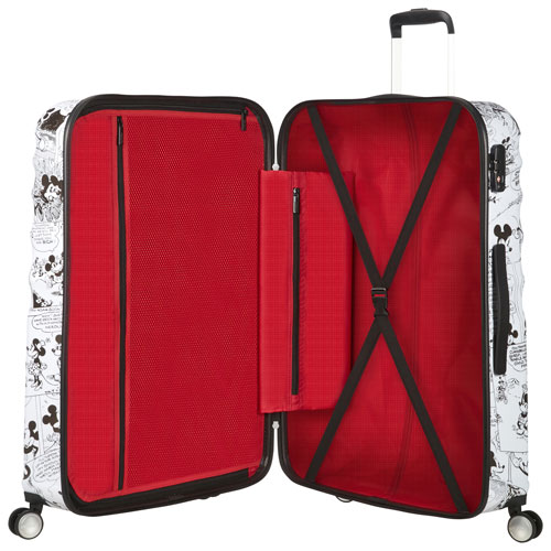 American Tourister Disney Wavebreaker 29" Hard Side Luggage - White/Minnie Mouse