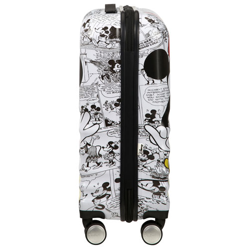 American Tourister Disney Wavebreaker 21" Hard Side Carry-On Luggage - White/Minnie Mouse