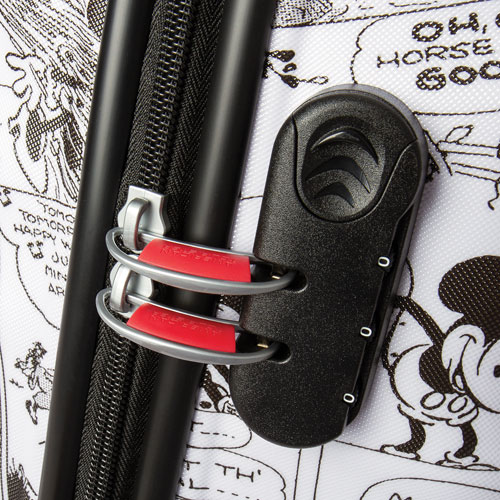 American Tourister Disney Wavebreaker 21" Hard Side Carry-On Luggage - White/Minnie Mouse