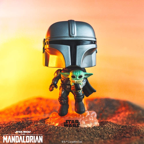Funko Pop! Mandalorian w Child