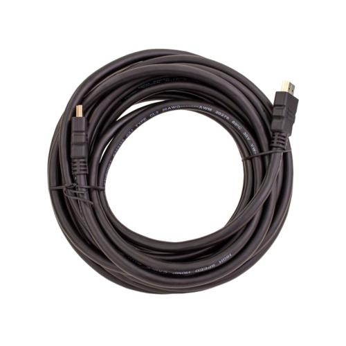 Vertical Cable High Speed Gold Plated HDMI 4K 2.0 Cable - 7.6-meter - Black