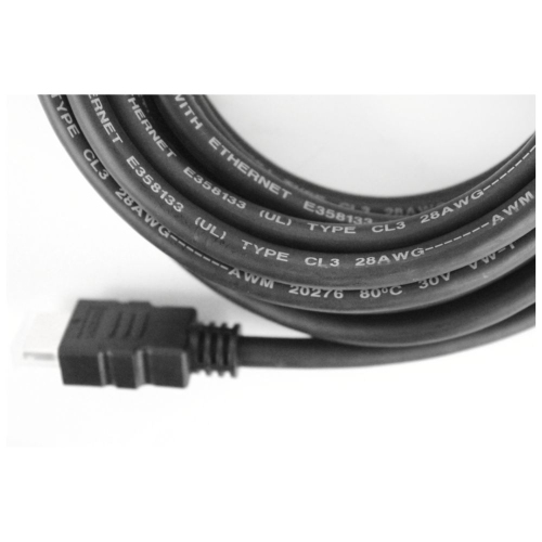 Vertical Cable High Speed Gold Plated HDMI 4K 2.0 Cable - 4.5-meter - Black