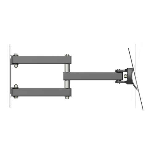 DAC Ergonomics Full Motion TV Wall Mount, 80 lbs Capacity