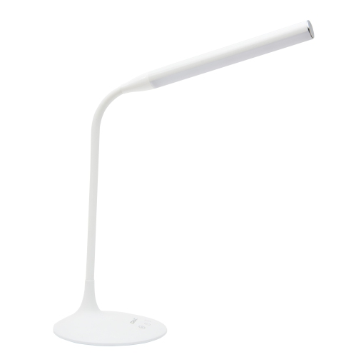 DAC Ergonomic 15" LED Desktop Lamp With 3 Brightness Modes, White