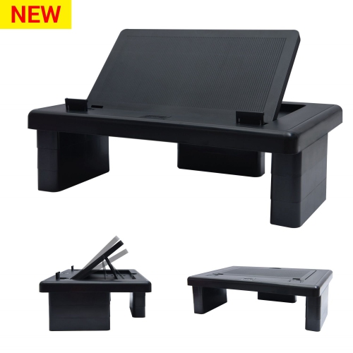 DAC Stax Ultimate MP-219 Height And Angle Adjustable Convertible Monitor, Laptop, Printer Stand