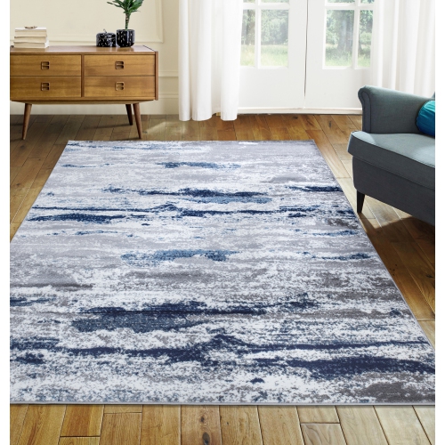 A2Z Monaco 1944 Faded Contemporary Soft Small Hallway Runner Area