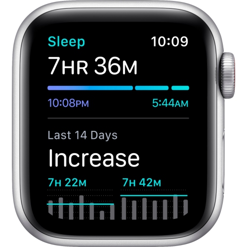 Apple Watch SE (GPS + Cellular) 40mm Silver Aluminum Case with White Sport Band - Silver by APPLE - Refurbished condition - Image 6