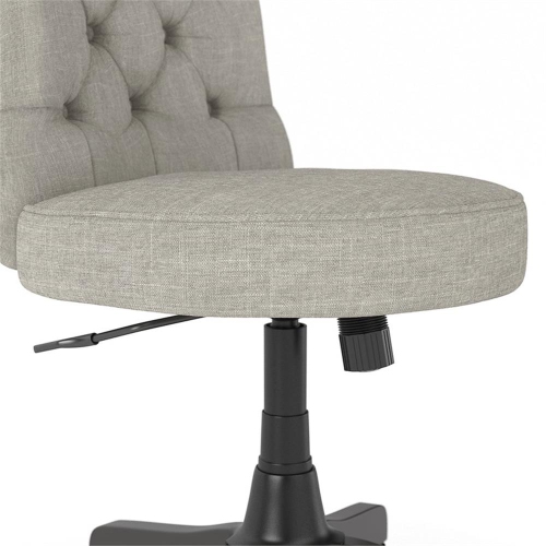 Bush Business Furniture Arden Lane Mid Back Tufted Office Chair in Light Gray