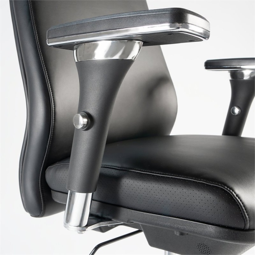 Office 500 High Back Executive Chair in Black Bonded Leather