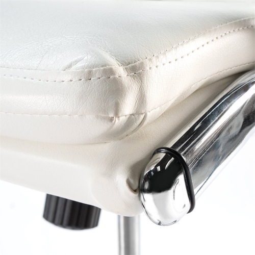 Studio C High Back Leather Executive Office Chair in White