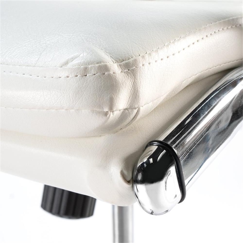 Bush Business Furniture Modelo High Back Leather Executive Office Chair in White