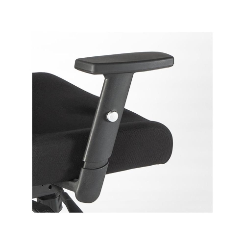 Accord Mesh Back Office Chair on Casters in Black - Fabric