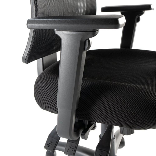 BBF Series A High Back Contemporary Fabric Executive Office Chair in Black