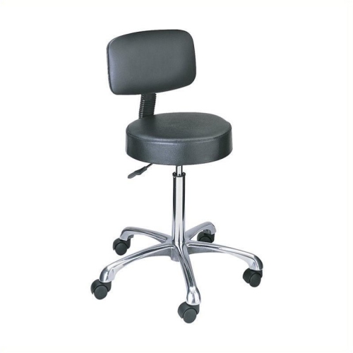 Scranton & Co Black Lab Stool with Pneumatic Lift