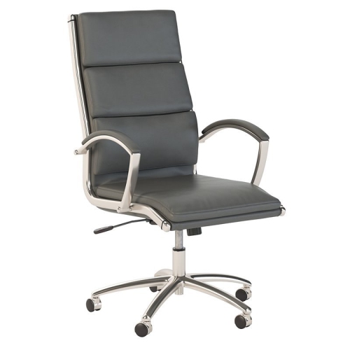 BBF  Bush Business Furniture Studio C High Back Leather Executive Office Chair