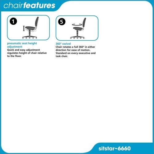 Scranton & Co Black Drafting Chair with Chrome Base