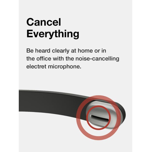 Koss Headset CS295-USB Mono with Boom Mic Noise Cancelling USB Pillow Soft Ear Cushion 8ft Cord