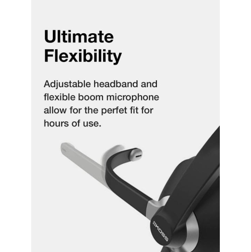 Koss Headset CS295-USB Mono with Boom Mic Noise Cancelling USB Pillow Soft Ear Cushion 8ft Cord