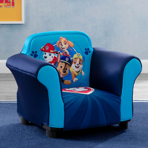 Ombord let midnat Delta Children PAW Patrol Upholstered Kids Chair - Blue | Best Buy Canada